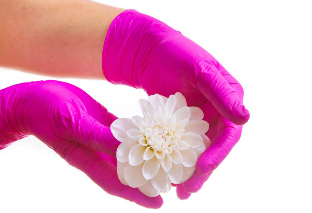 A white flower