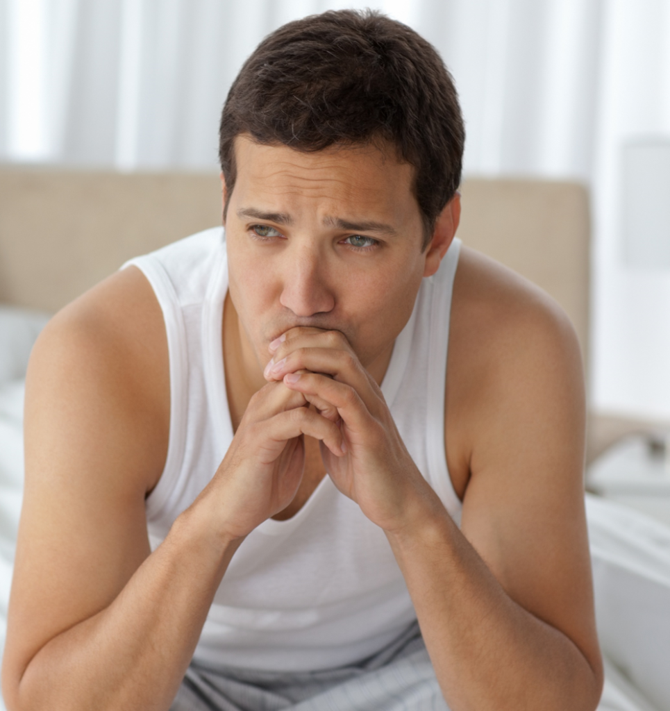 Male is tensed